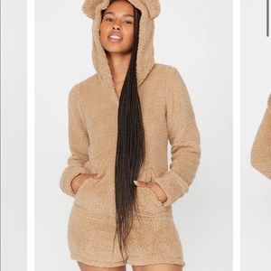 💕3/$25 SWS Sherpa Bear Onesie Romper